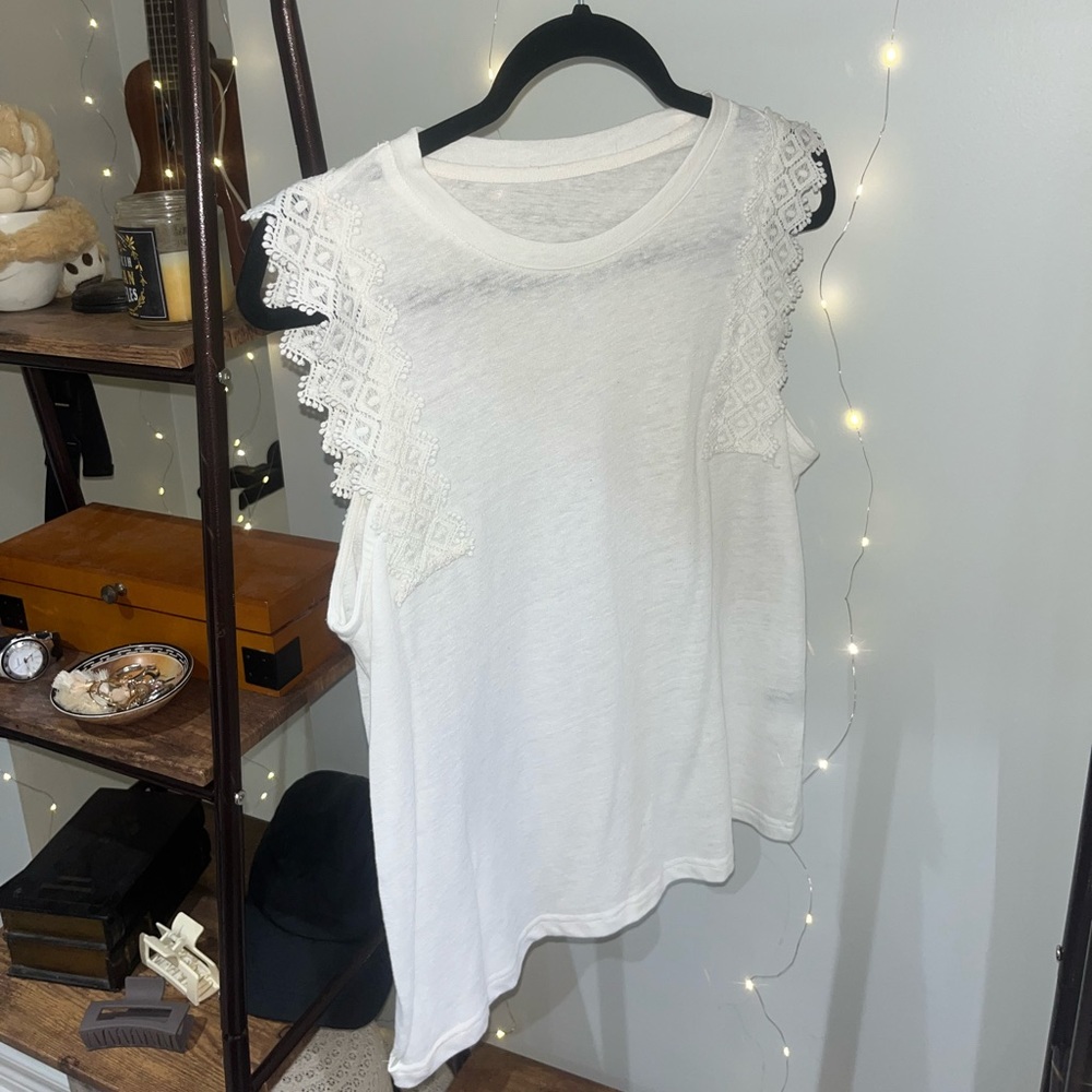 SHEIN Linen Tank Top S